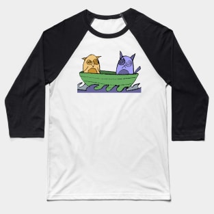 Owl and the Pussy cat Baseball T-Shirt